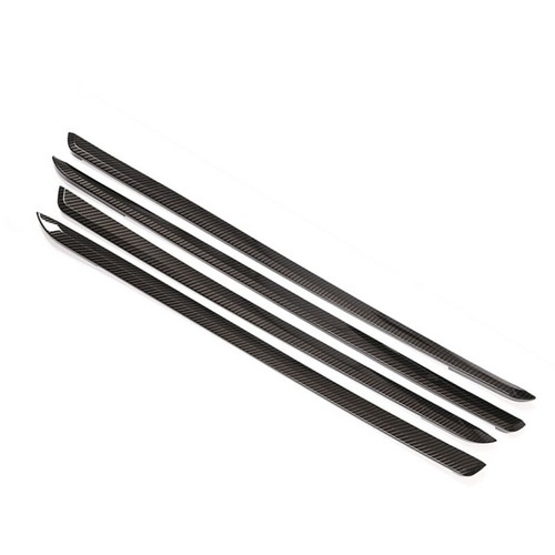 Carbon Fiber Inner Door Panel Strip Trim For BMW 3 4 Series GT 2013-2019 4Pcs - Picture 2 of 8