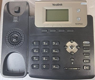 Yealink SIP-T21P E2 2-Line IP Phone Ethernet Speakerphone Headset Black