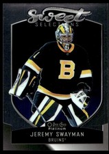 2021-22 O-Pee-Chee Platinum Sweet Selections Jeremy Swayman #SS-2