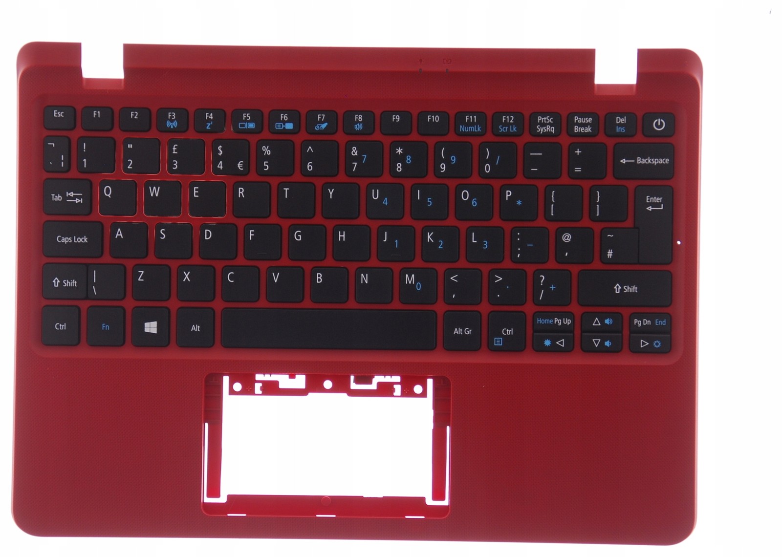 Palmrest with keyboard ACER Aspire ES1-132 UK A+