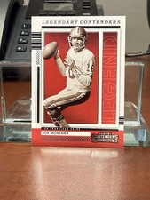 2021 Panini Contenders Legendary Contenders Football Joe Montana Card #LGD-JMO