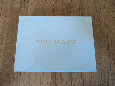 Boll And Branch Empty White Box Replacement 15x11x4 Gift Box