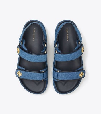 Tory Burch Kira Sport Sandal, Dark Denim / New Navy Sz 8 | eBay