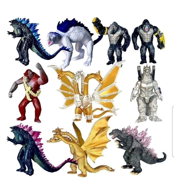 Godzilla X Kong: The New Empire Action Figures Set Of 10 New | eBay