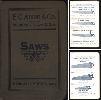 E.C. Atkins & Co. - 1904 Saw Tools and Mill Specialties Catalog - 208 Pages