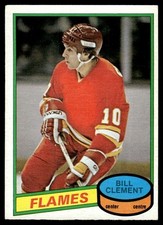 1980-81 O-Pee-Chee Bill Clement Calgary Flames #376