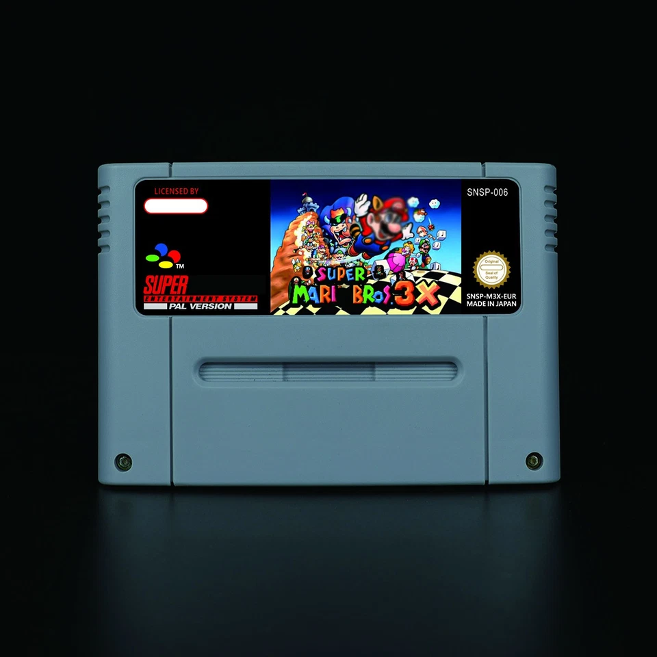 H@CK ROM - Super Mario Bros 3X FOR SNES PAL - Bild 1 von 1