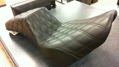 (OPEN BOX)  SADDLEMEN 0802-1404 818-33-175 Step Up Seat - Full Lattice Stitched