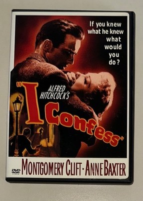 DVD - I CONFESS  - Montgomery Clift Anne Baxter Karl Malden - Hitchcock - Warner