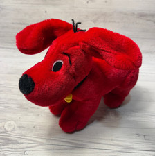 Vintage SCHOLASTIC Clifford the big red dog plush 24 cm