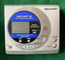 Sharp md-mt15 MD portable recorder minidisc