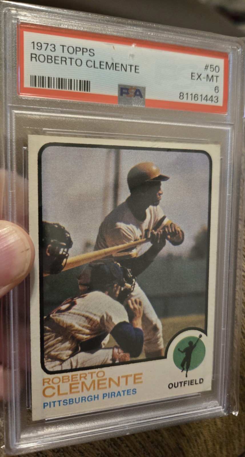 1973 Topps ROBERTO CLEMENTE #50 PSA 6 EX-MT Pittsburgh Pirates MLB