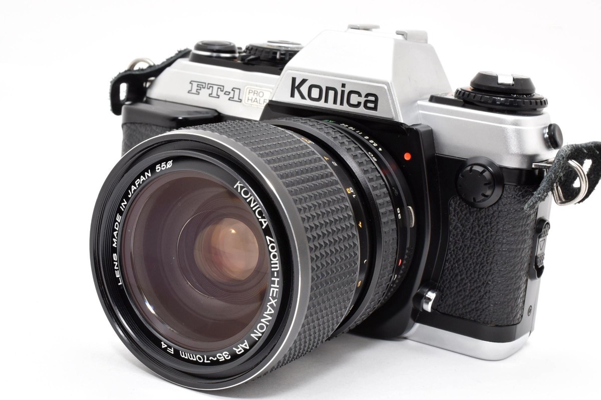 a*e様 Konica FT-1 プロハーフ 一眼レフのハーフ判カメラ Ultra Rare！ MINT】Konica FT-1 Motor Pro Half Camera w/35-70mm