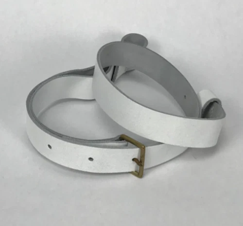 British 1853 Enfield White Sling with Brass Buckle