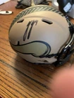 JJ McCarthy signed mini helmet Salute To Service Beckett Authentication