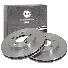 2x A.B.S. BREMSSCHEIBEN 258mm VORNE passend für LINCOLN CONTINENTAL