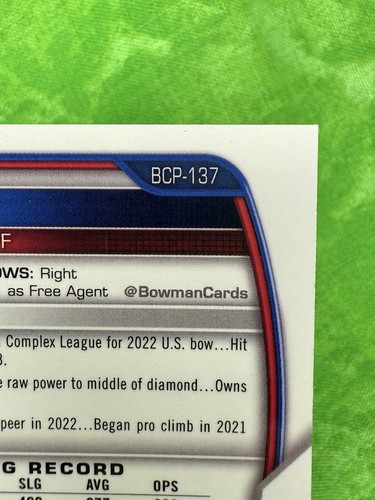 Henry Ramos - Lunar Glow - 2023 Bowman Chrome #BCP-96 Kansas City Royals - Picture 8 of 11