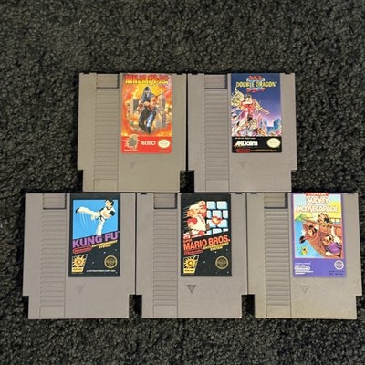 NES Lot 5 Games Tested   Ninja Gaiden, Double Dragon II, Mickey Mousecapade