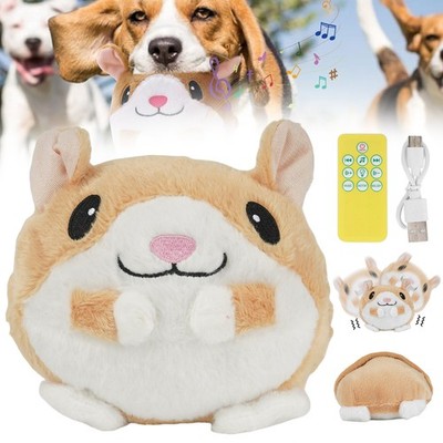 Sprechen Hundespielzeug Hamster Plschspielzeug Musik Bouncing Interaktives Ball