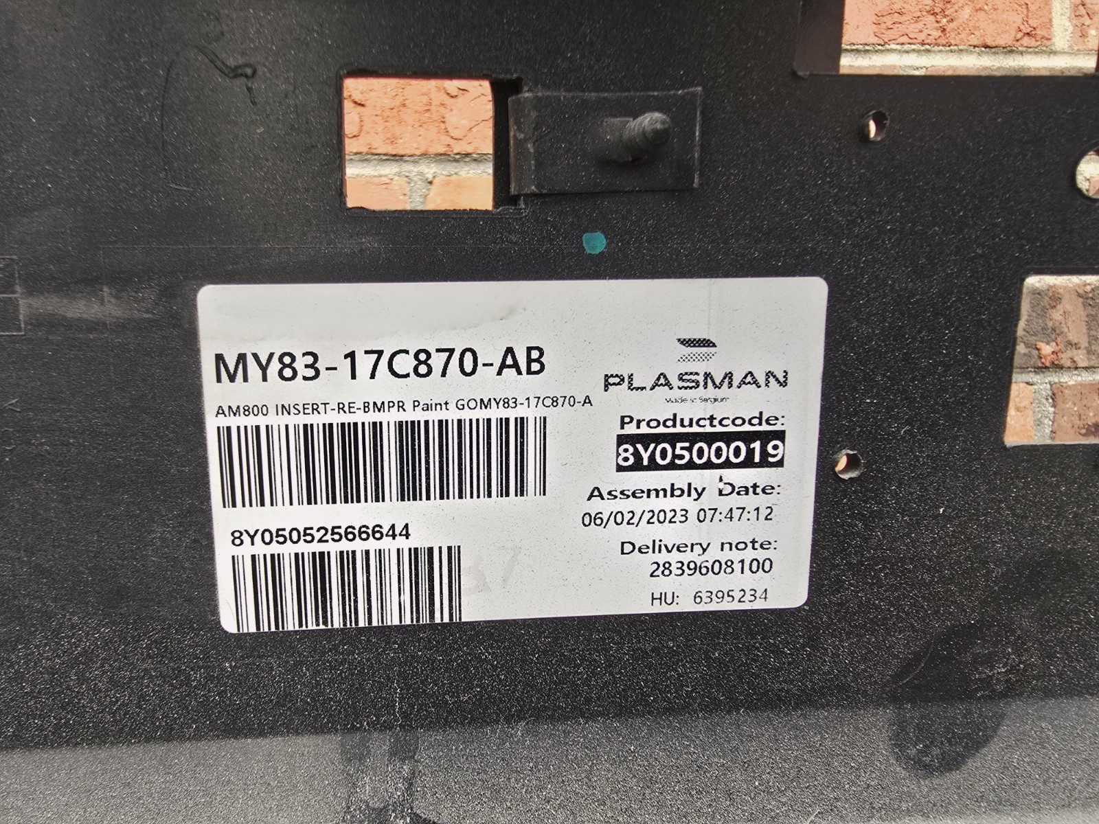 2021 - 2024 ASTON MARTIN DBX 707 REAR BUMPER ASSEMBLY MY8317C870 