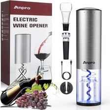 Electric Wine Bottle Opener Automatic Set Cordless Corkscrew Tool 5 in1
