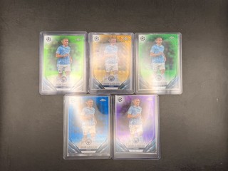 Erling Haaland 2023 24 Topps Chrome UCC 5er Numbered /175 /150 /99 /75 /50 LOT