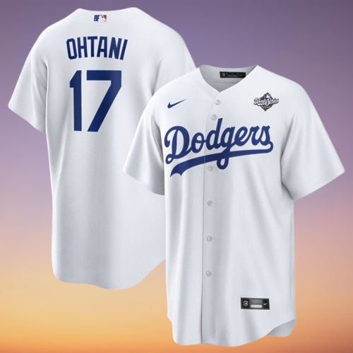 NWT youth customized Dodgers #17 shohei ohtani size S-XL home