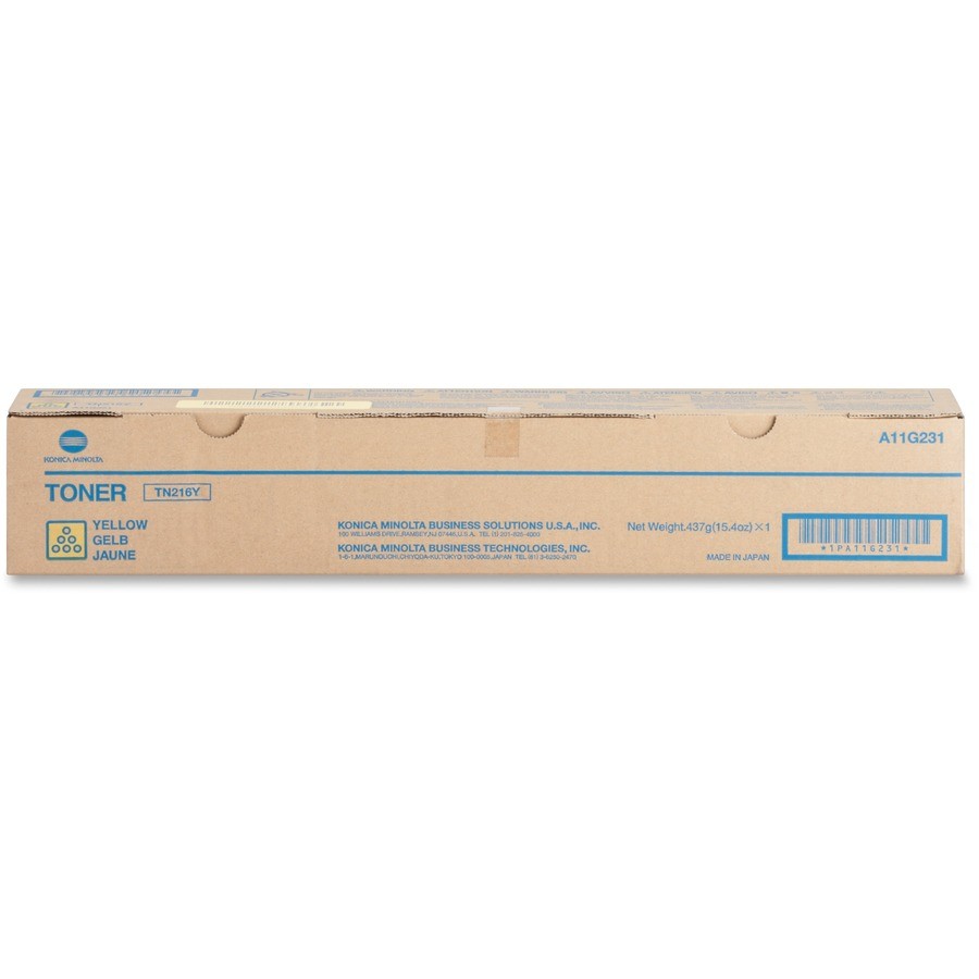 Genuine Konica Minolta TN216Y Yellow Toner Cartridge Sealed VAT Inc