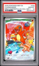 Imagen de Pokemon Charmander Promo 038 First Partner Illustration Coll. Series 1 PSA 10