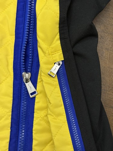 Lauren Ralph Lauren Jacket Womens X-Large Yellow Quilted Full Zip Running - Picture 6 of 11