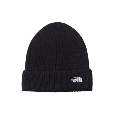 [The North Face] Kinder Small Logo Beanie Unisex Thermo Warmfest Schwarz Frei