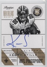 2013 Panini Prestige NFL Passport Signatures Kenny Stills #35 Auto 0o9
