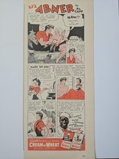 1942 vintage Lil Abner Cartoon by Al Capp. Cream Of Wheat.