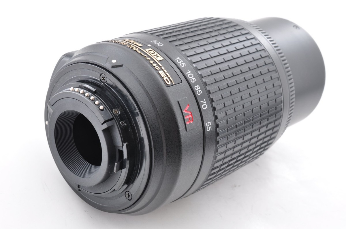 Nikon AF-S DX NIKKOR 55-200mm f/4-5.6G ED VR Lens Clean Optics AF
