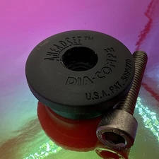 VINTAGE AHeadset Dia-Compe STEM TOP CAP Bolt 1 1/8” Road Mountain Bike Black NOS