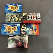 Unopened cassette tape bulk sale Showa Retro