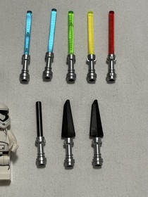 Star Wars LEGO Minifigures and accessories Lot Boba Fett-Obi-Wan-Capt Rex Helmet