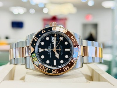 Rolex GMT-Master II Rootbeer 18k Rose Gold / SS 126711 CHNR Watch