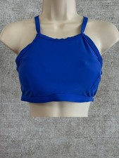 M (12) Moontide Bikini Top Solid Seperates High Neck Top Swim Tops Swimwear