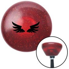 Black Firebird Wings Red Retro Metal Flake Shift Knob W M16x1.5 Insert Shifter Black Firebird Wings Red Retro Metal Flake Shift Knob W M16x1.5 Insert Shifter