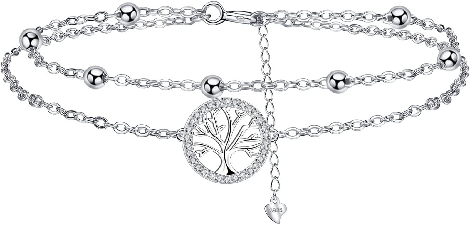 Lebensbaum Armband Silber 925 Damen Geschenk für Mama Ehefrau Freundin