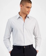 Club Room Men's Regular-Fit Dress Shirt - 14-14.5 S