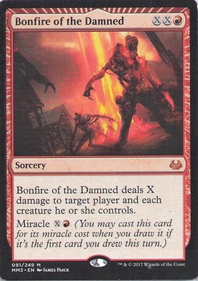 Bonfire of the Damned 91 M MM3 NM