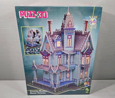 PUZZ 3D Victorian Mansion 700 Piece Jigsaw Puzzle Wrebbit Toys *Factory Sealed*