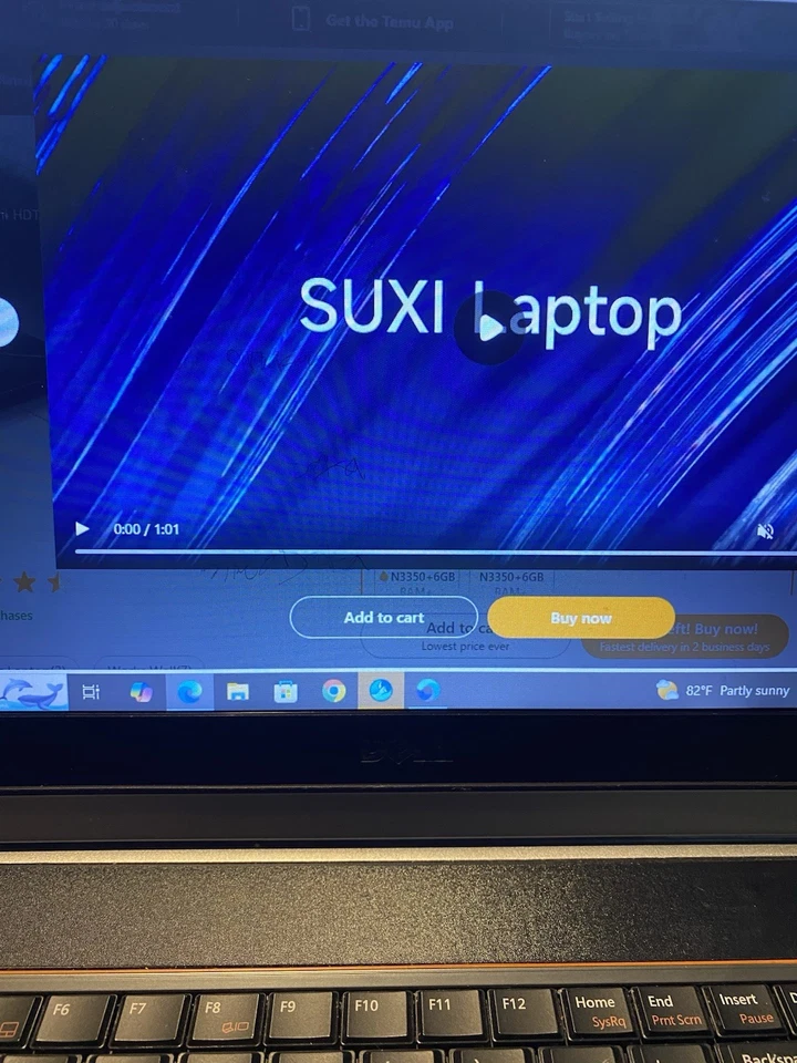 SUXI 14-in 8 gb ram 256 gb  5000mAh battery capacity Notebook New  - Image 2 of 4