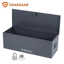 30" Job Site Tool Box Steel Metal Van Truck Garage Vault Site Security Chest