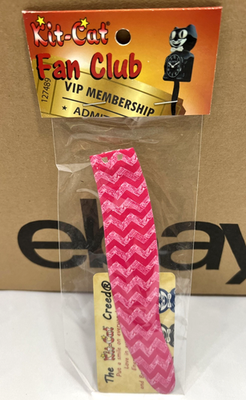 #ad Kit Cat Clock Fan Club VIP Set 85th Anniversary Tail Member Card USA New Pink $25.99