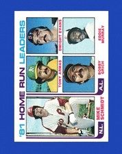1982 Topps Set-Break #162 Home Run Leaders NM-MT OR BETTER *GMCARDS*