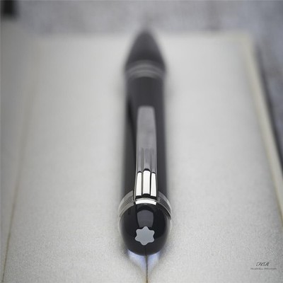 Montblanc Starwalker Resin Line Ballpoint Pen Blue Top Black Resin