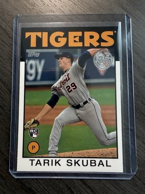2021 Topps 1986 35th Anniversary Tarik Skubal RC Rookie Detroit Tigers #86B-47